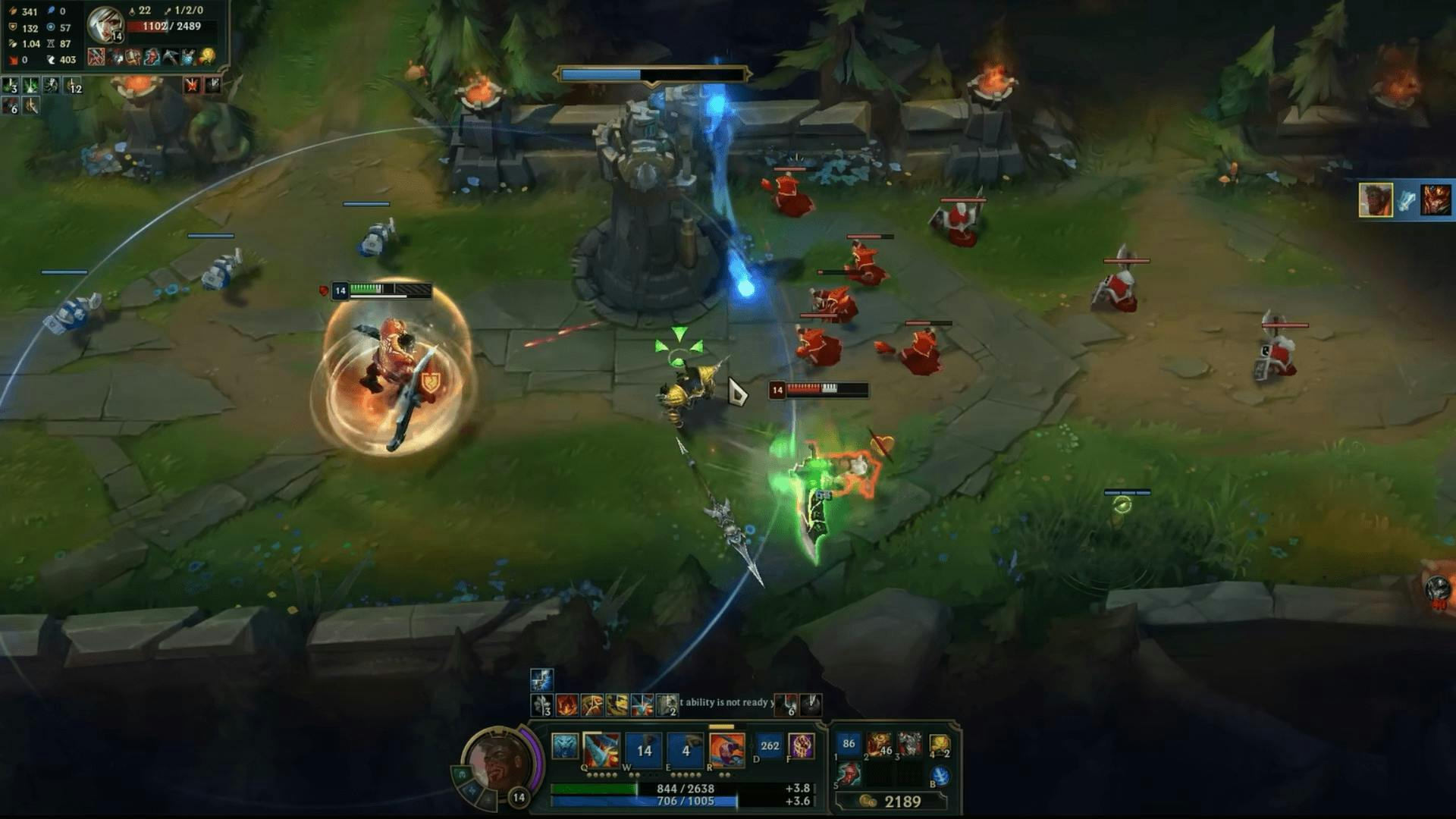 Ein Gameplay Screenshot von MOBA League of Legends