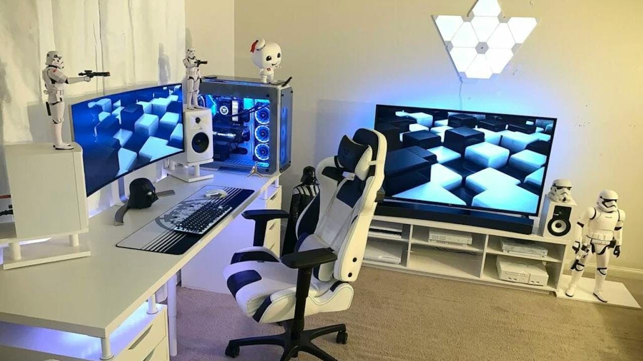 PC Gaming setup im Star Wars Theme