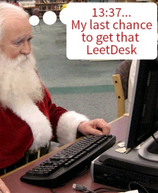 LeetDesk X-Mas shopping