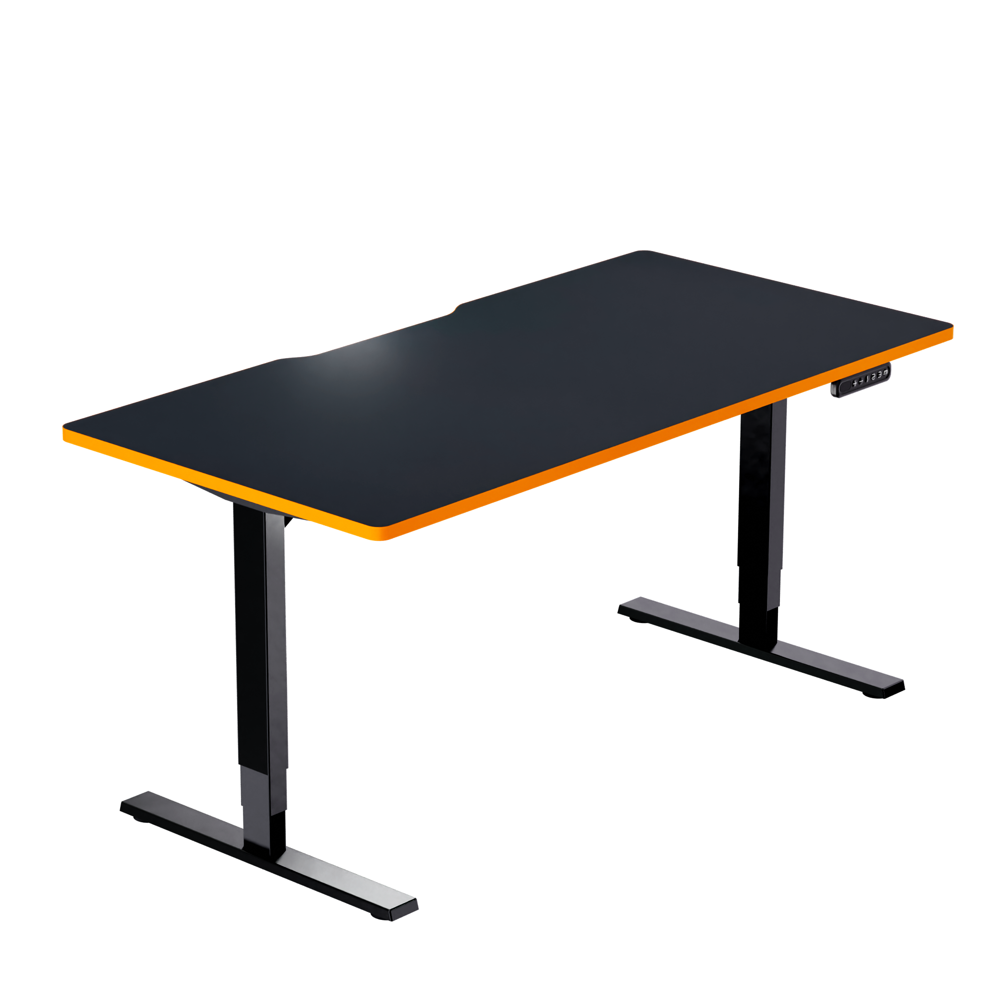 LeetDesk Dark Classic - Standing Gaming Desk in Black